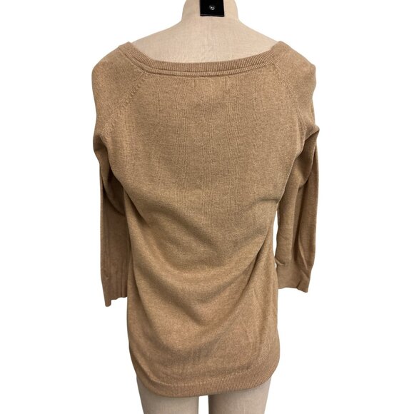 JCP Cashmere Blend Cute Fox Whimsical Knit Crewneck Sweater Top - Picture 7 of 12